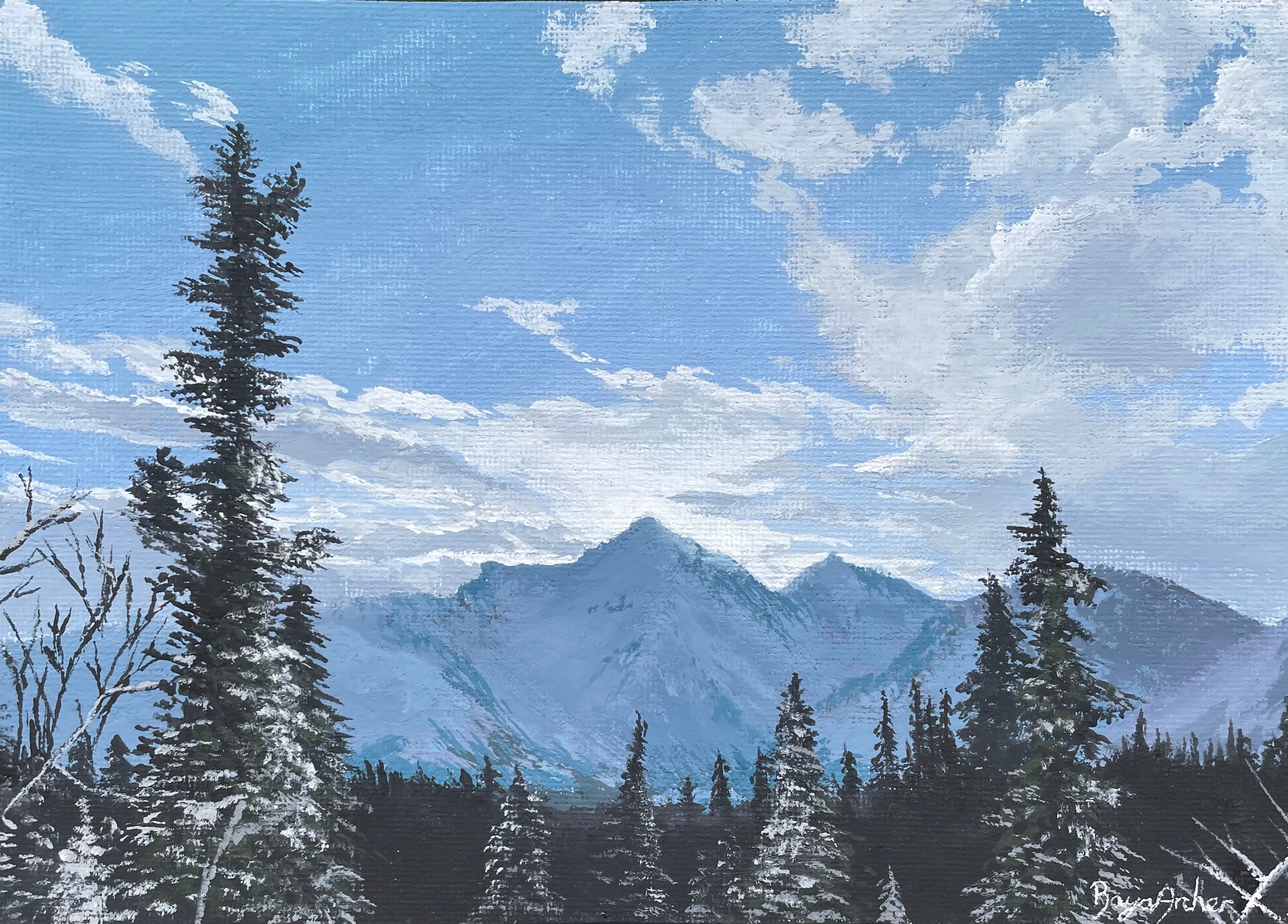 Echo in the mountains