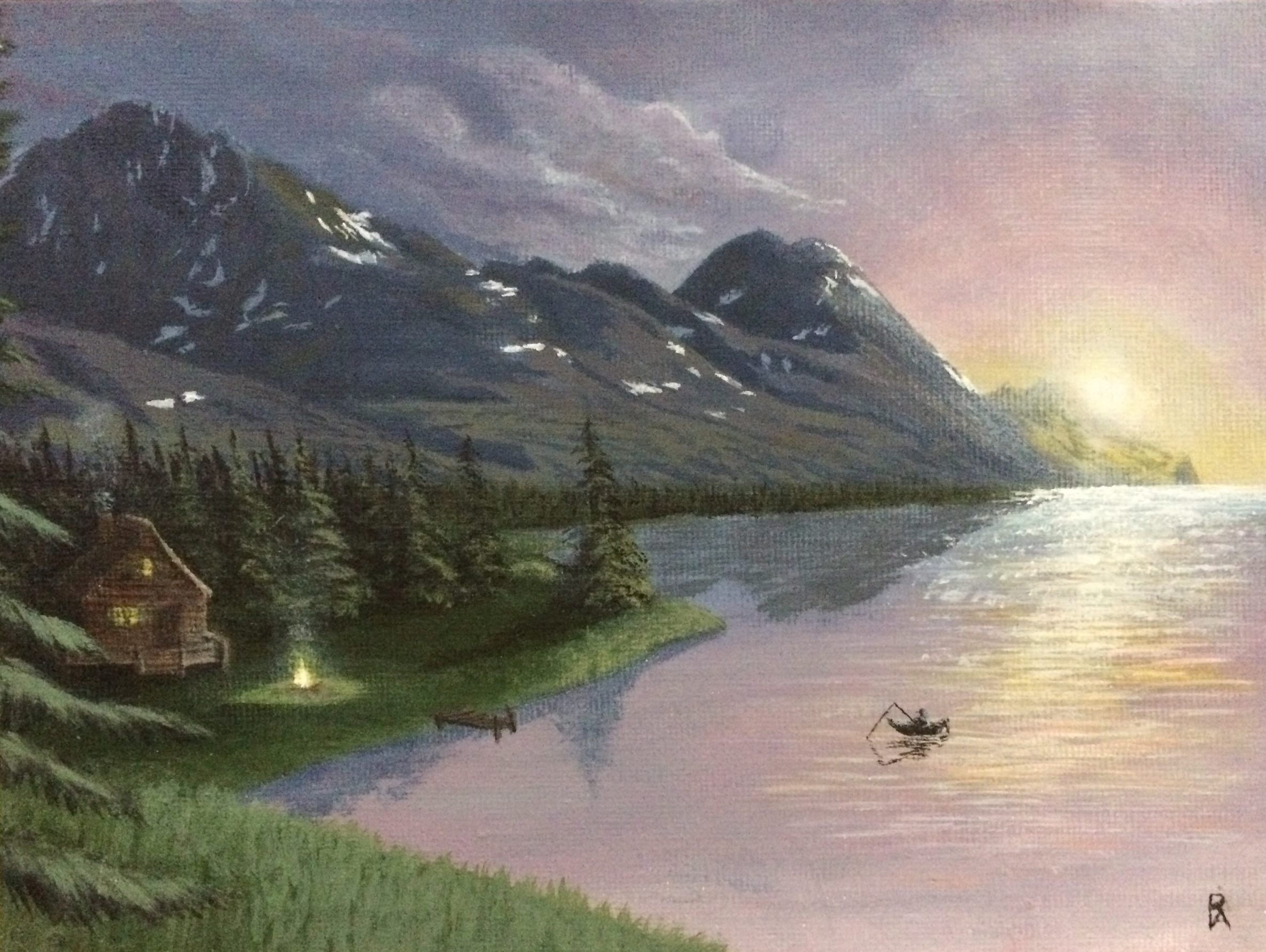 Fishing at first light